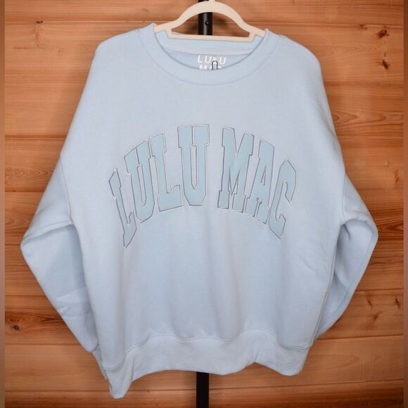 lulu mac Tops - Lulu Mac Blue Sweatshirt NWT